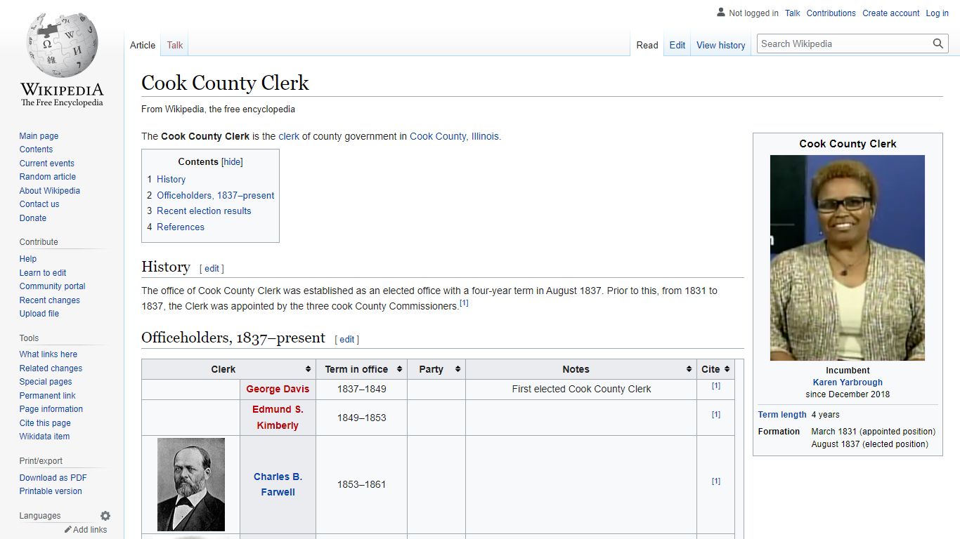 Cook County Clerk - Wikipedia